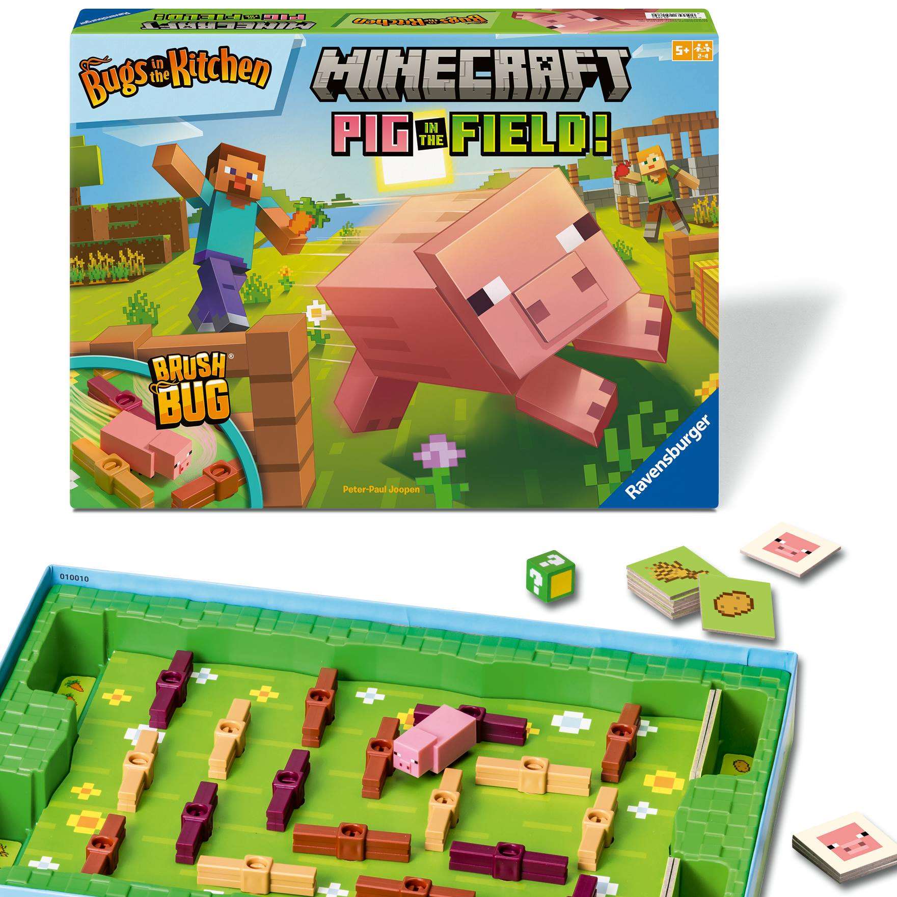 Ravensburger Minecraft Pig In The Field! Game
