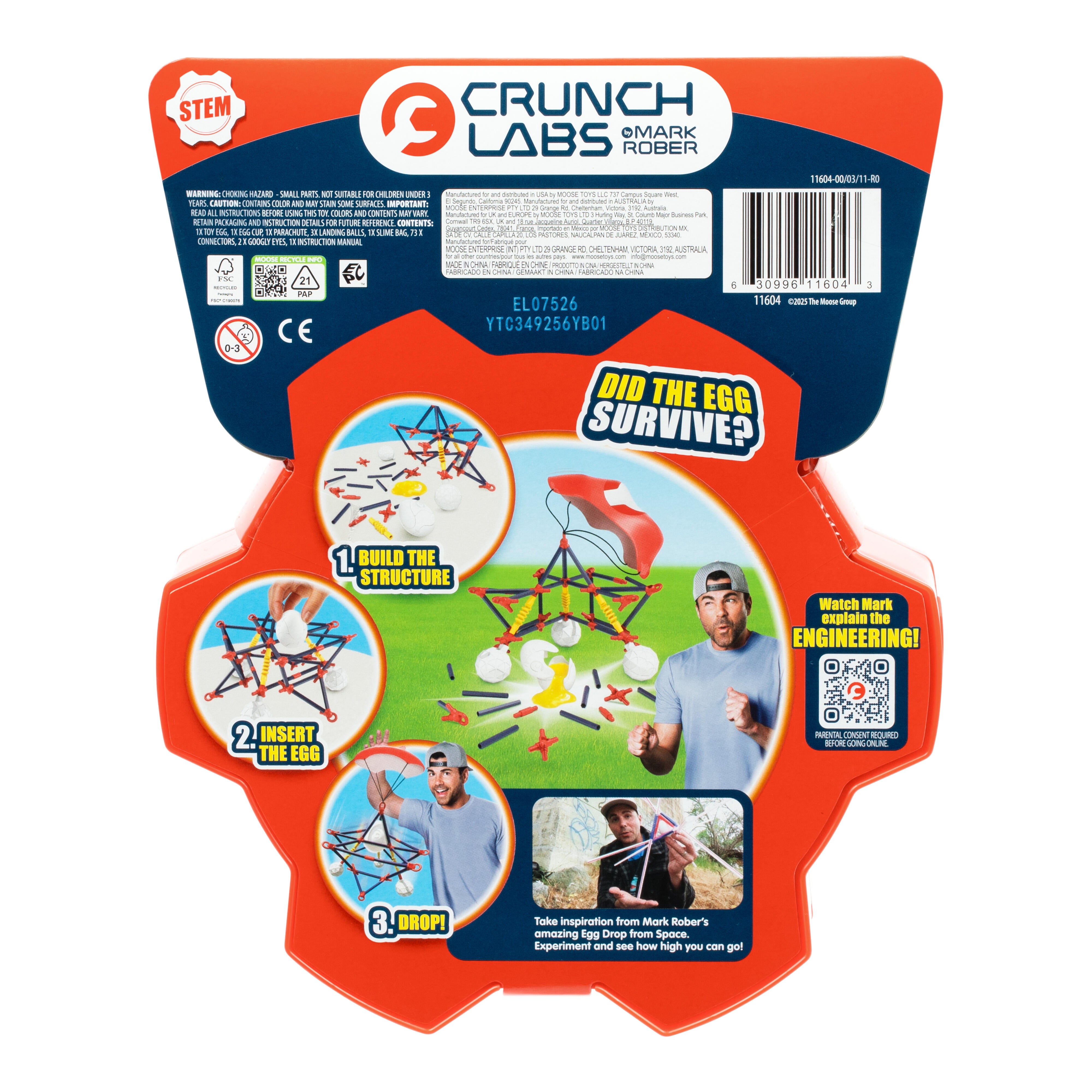 Crunchlabs By Mark Rober Egg Drop Challenge