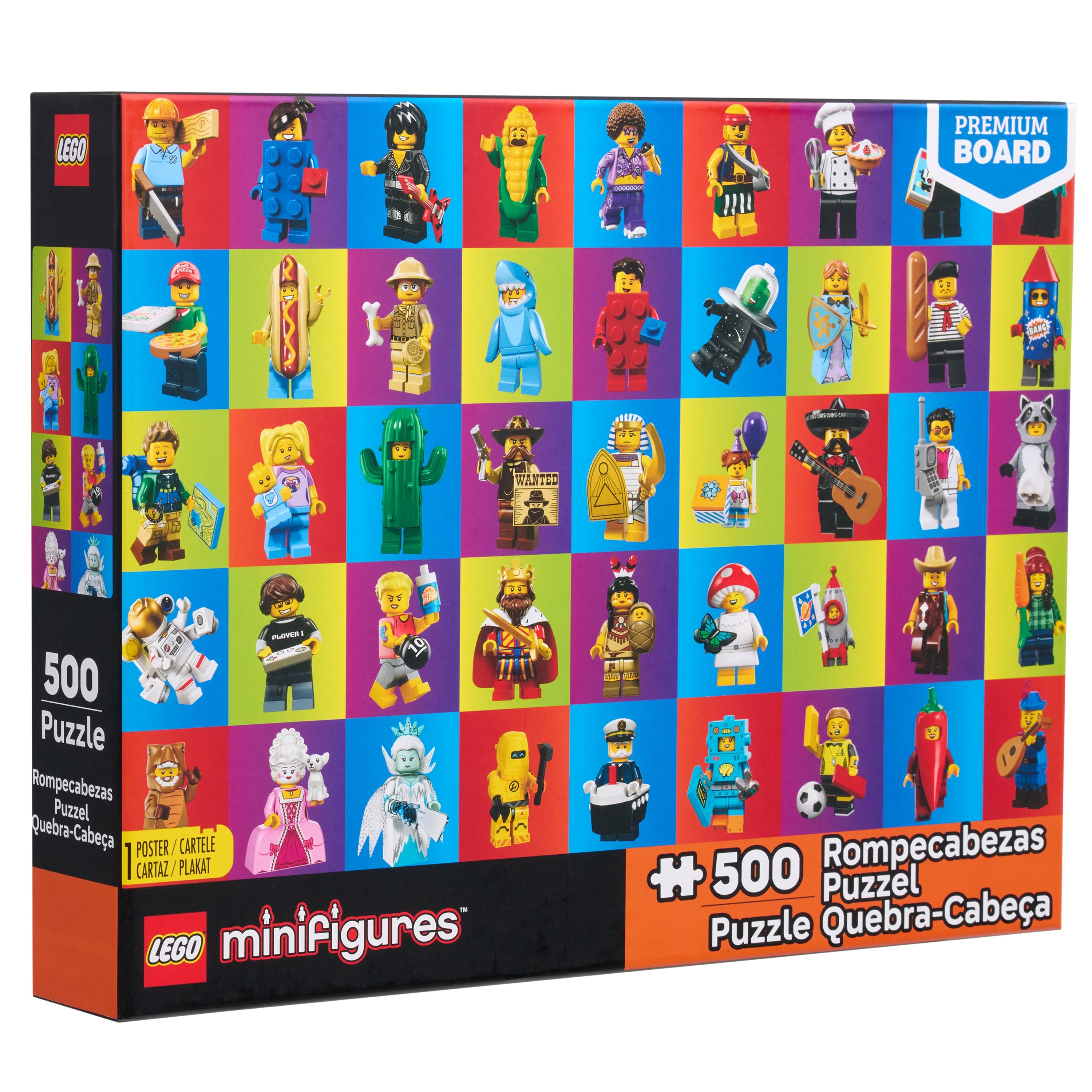 Lego Minifigures Collage Puzzle Assortment (500 Pcs)