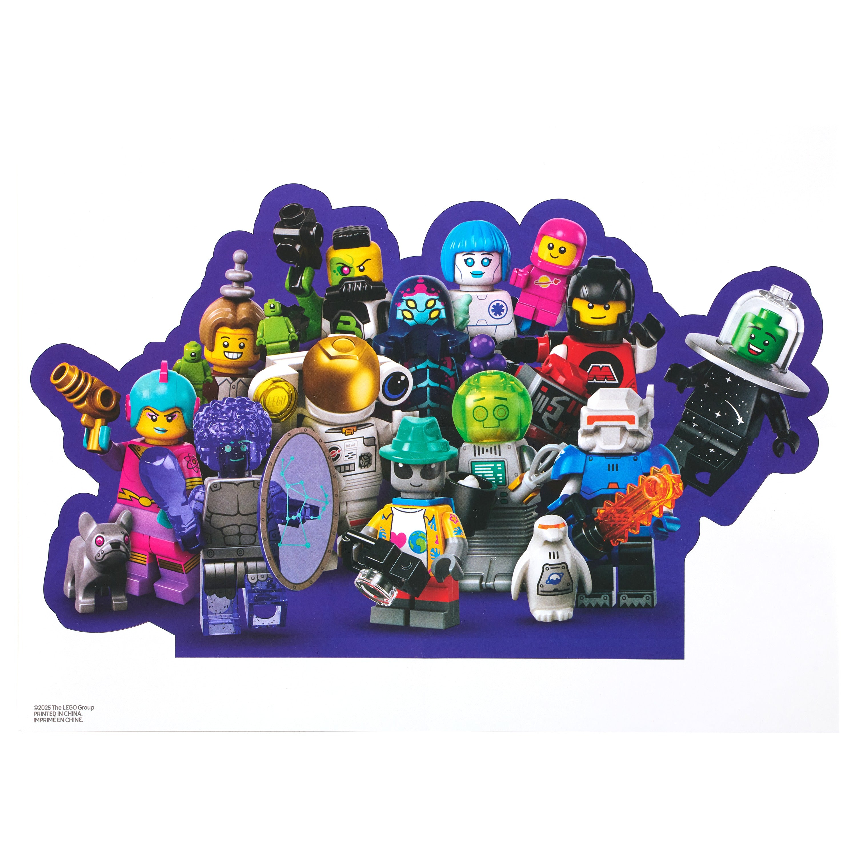 Lego Minifigures Collage Puzzle Assortment (500 Pcs)