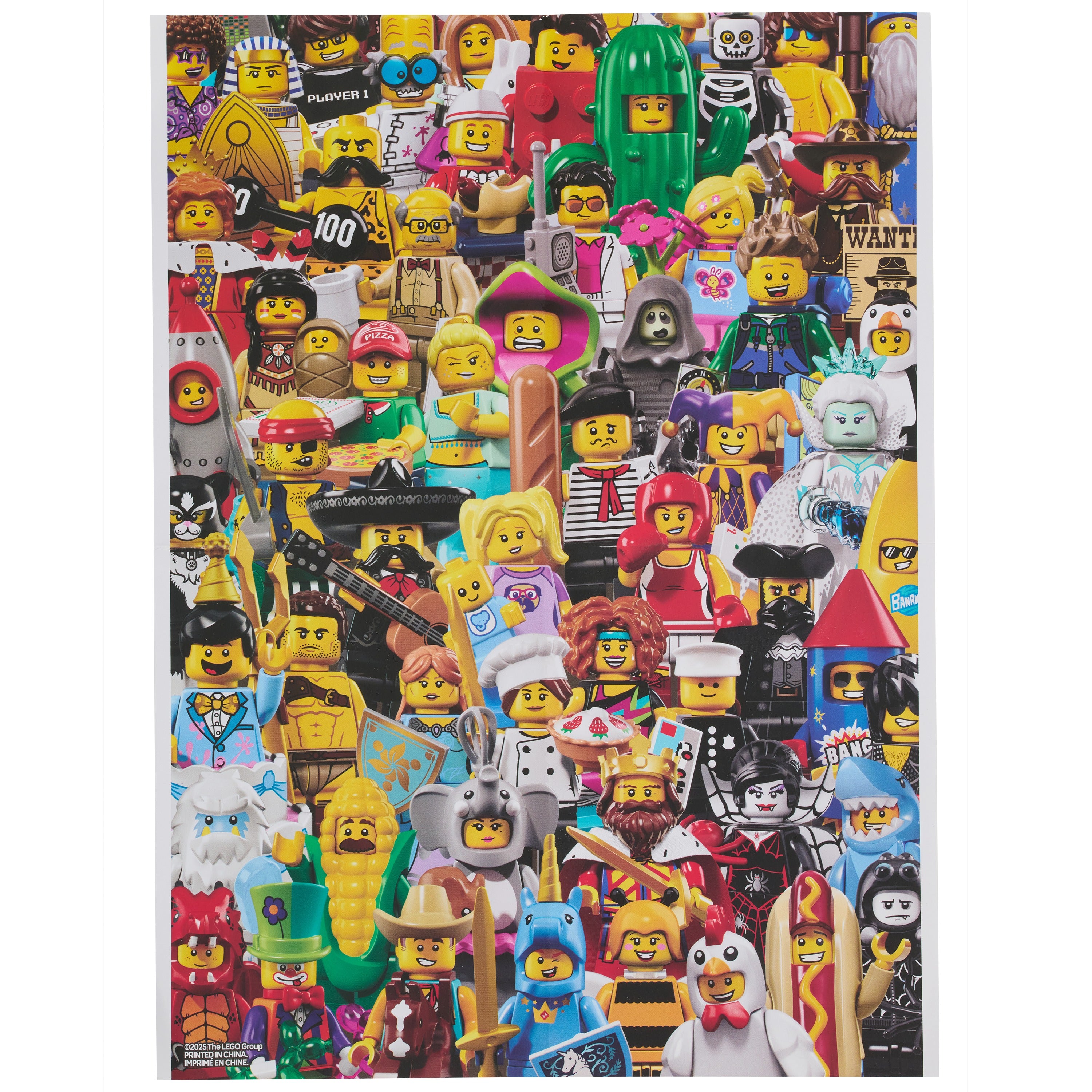 Lego Minifigures Collage Puzzle Assortment (500 Pcs)