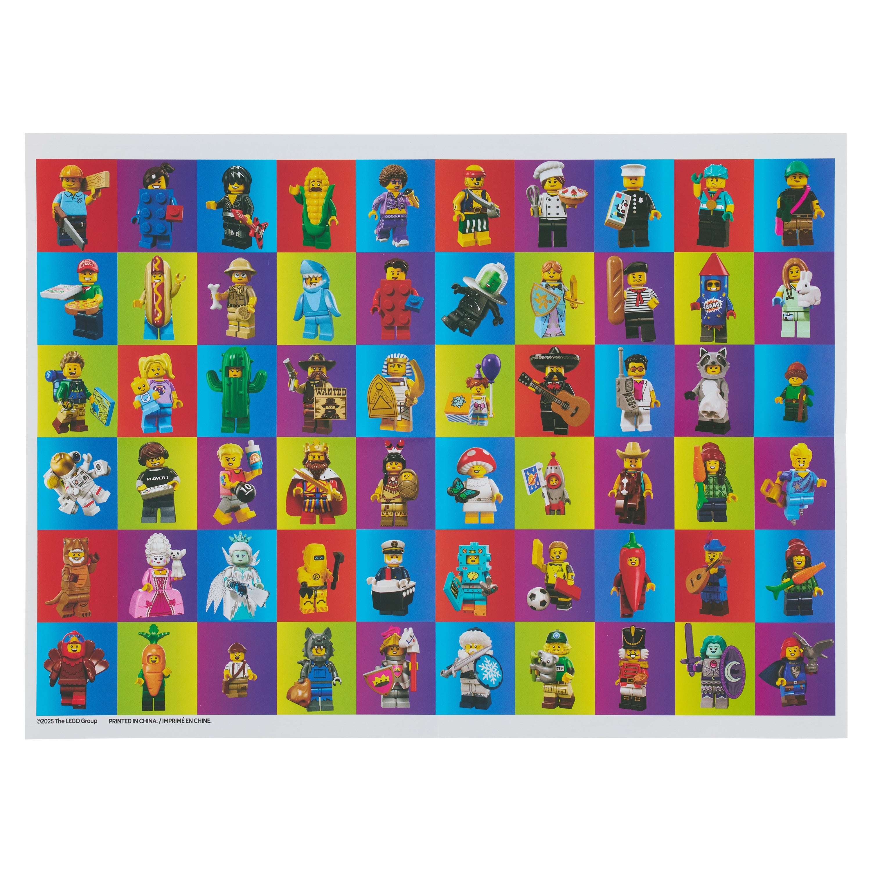 Lego Minifigures Collage Puzzle Assortment (500 Pcs)