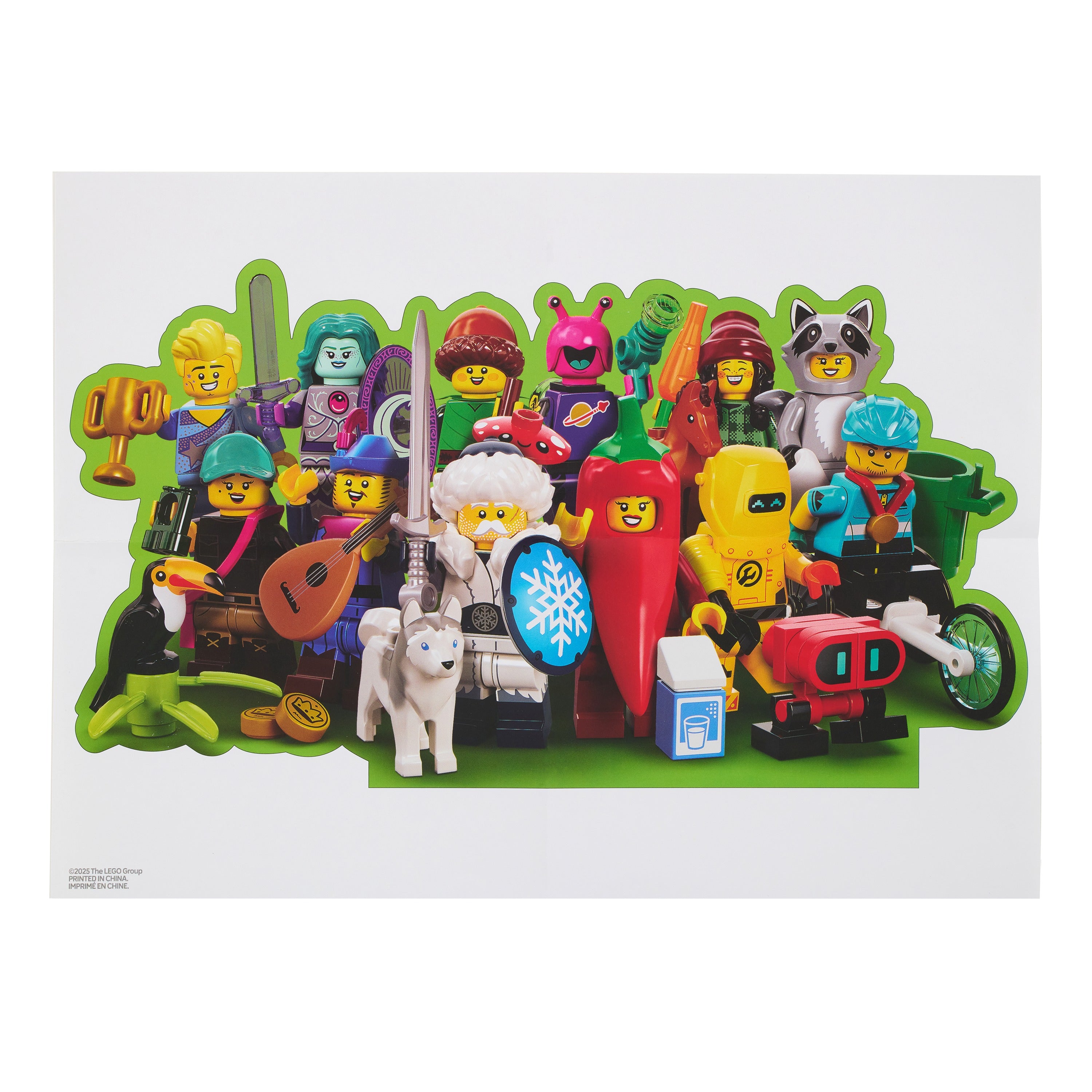 Lego Minifigures Collage Puzzle Assortment (500 Pcs)