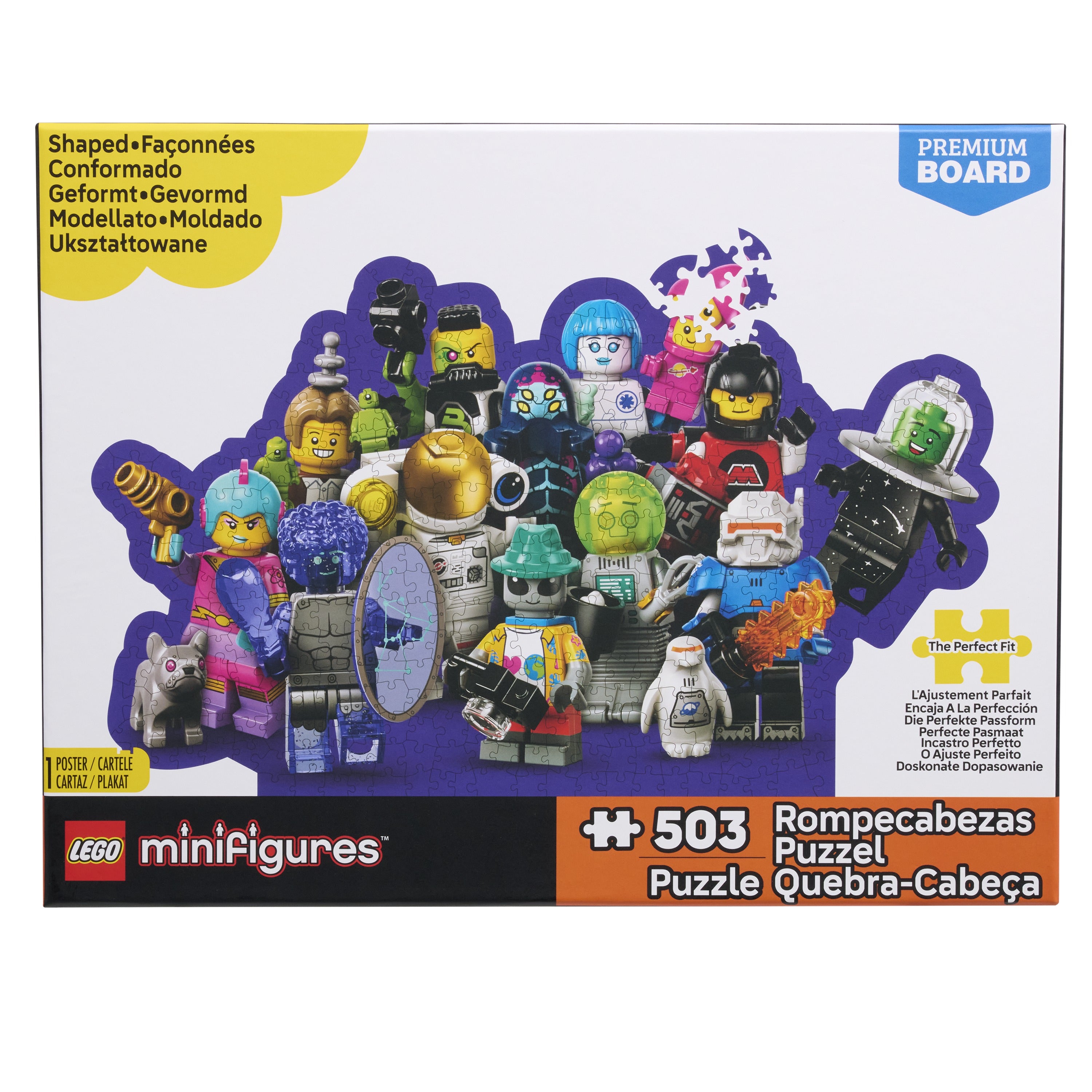 Lego Minifigures Collage Puzzle Assortment (500 Pcs)