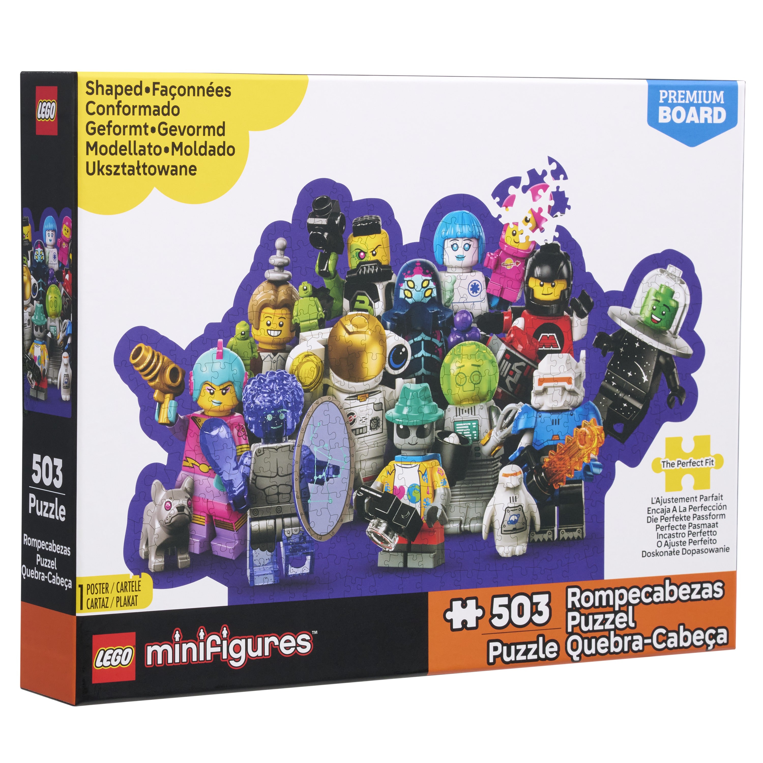 Lego Minifigures Collage Puzzle Assortment (500 Pcs)