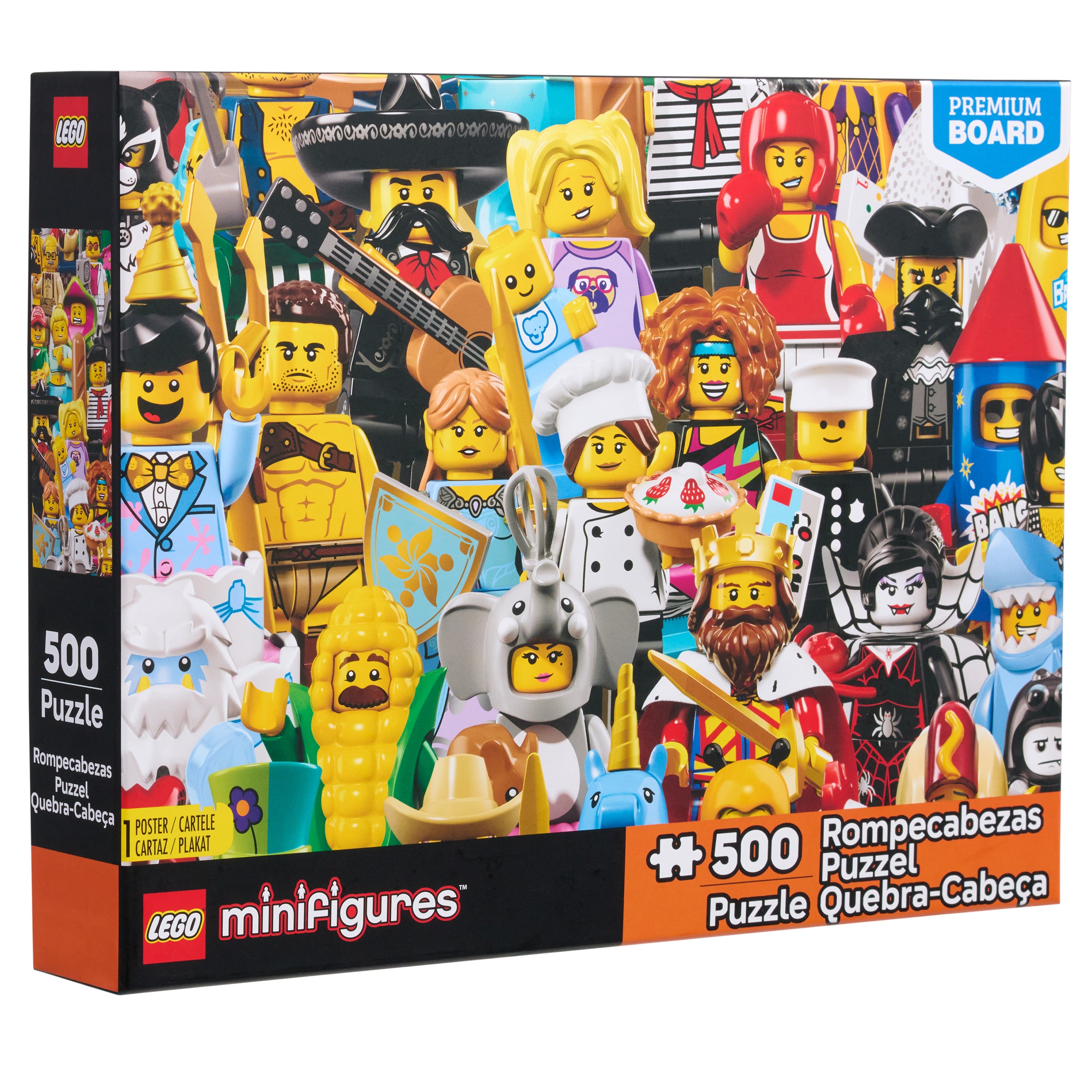 Lego Minifigures Collage Puzzle Assortment (500 Pcs)