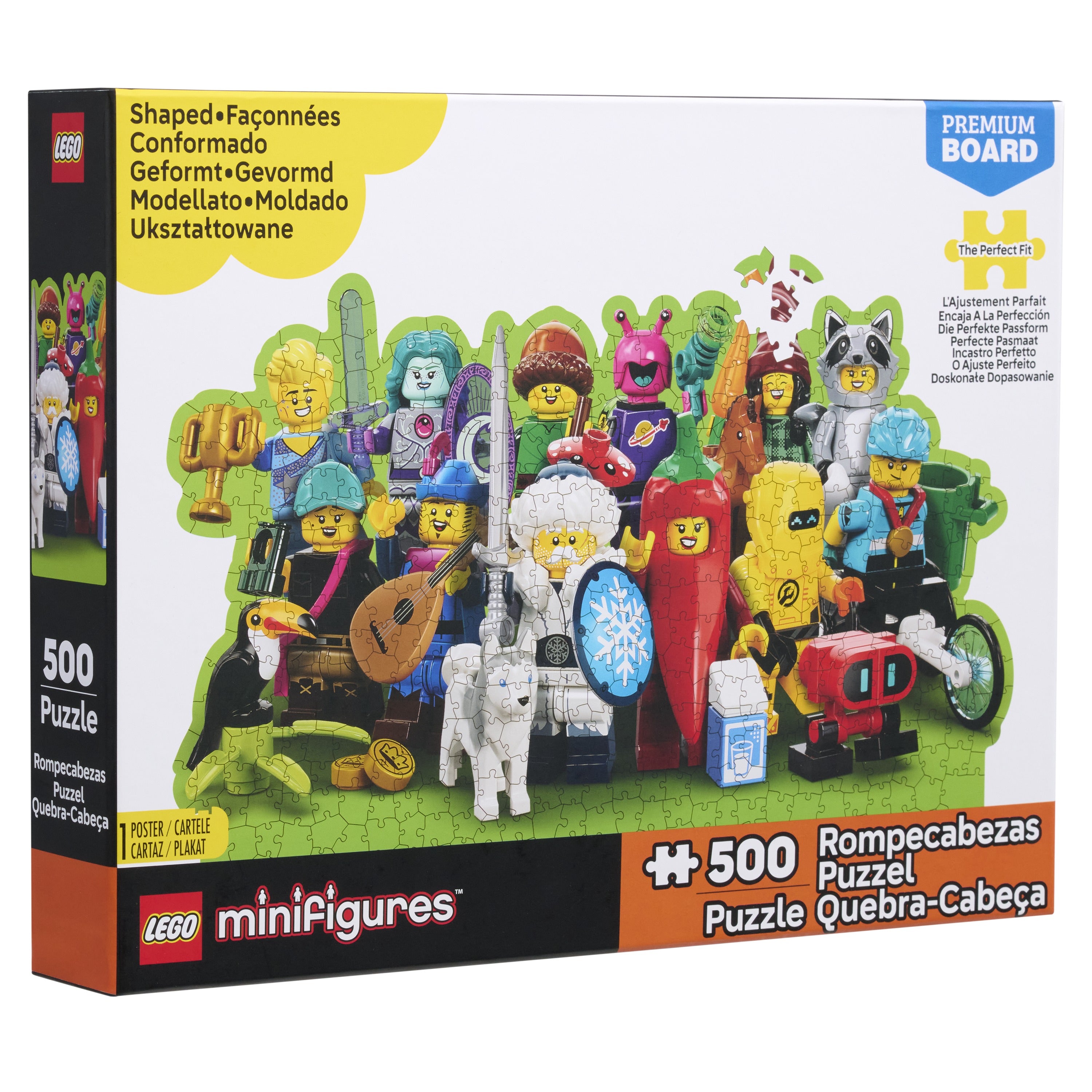 Lego Minifigures Collage Puzzle Assortment (500 Pcs)