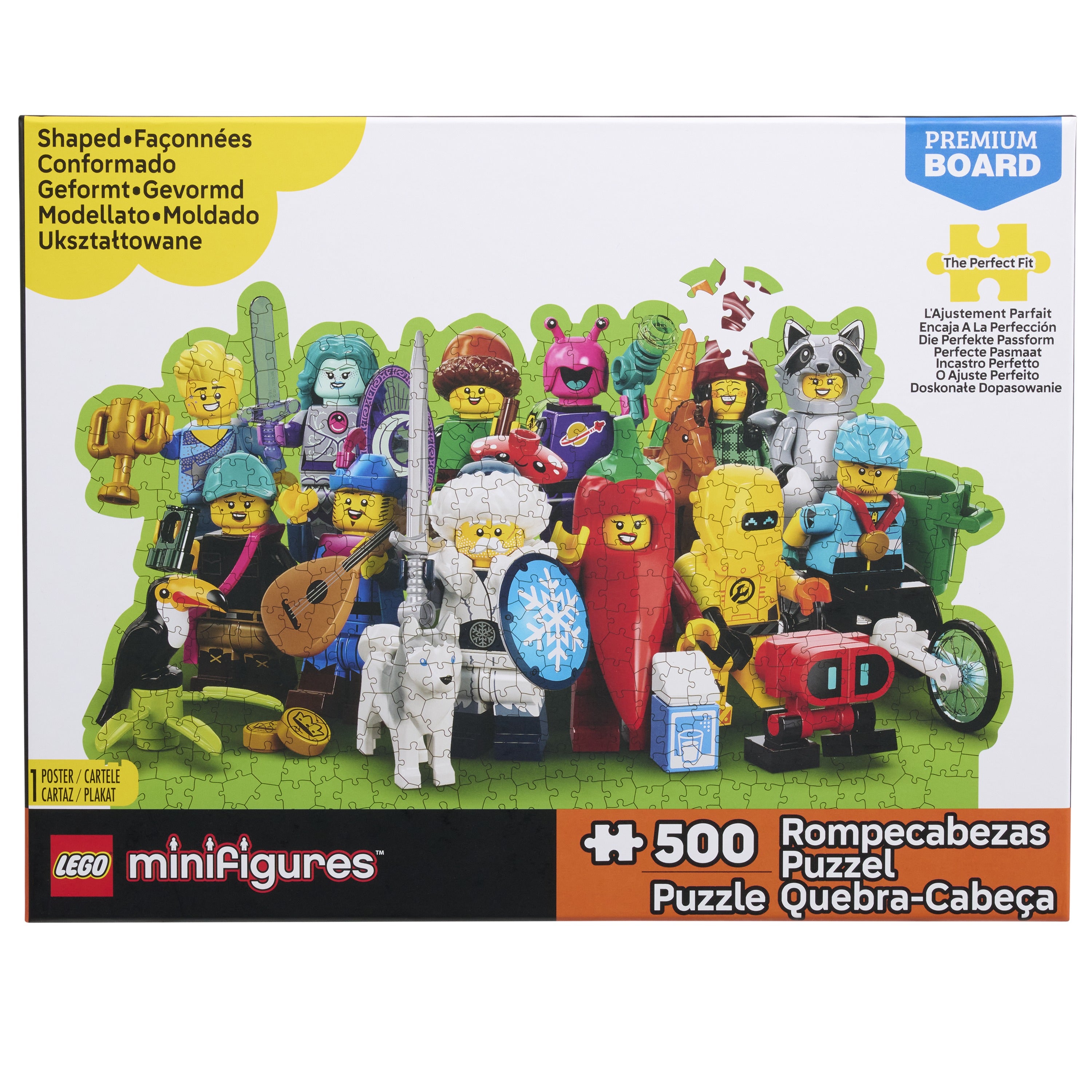 Lego Minifigures Collage Puzzle Assortment (500 Pcs)