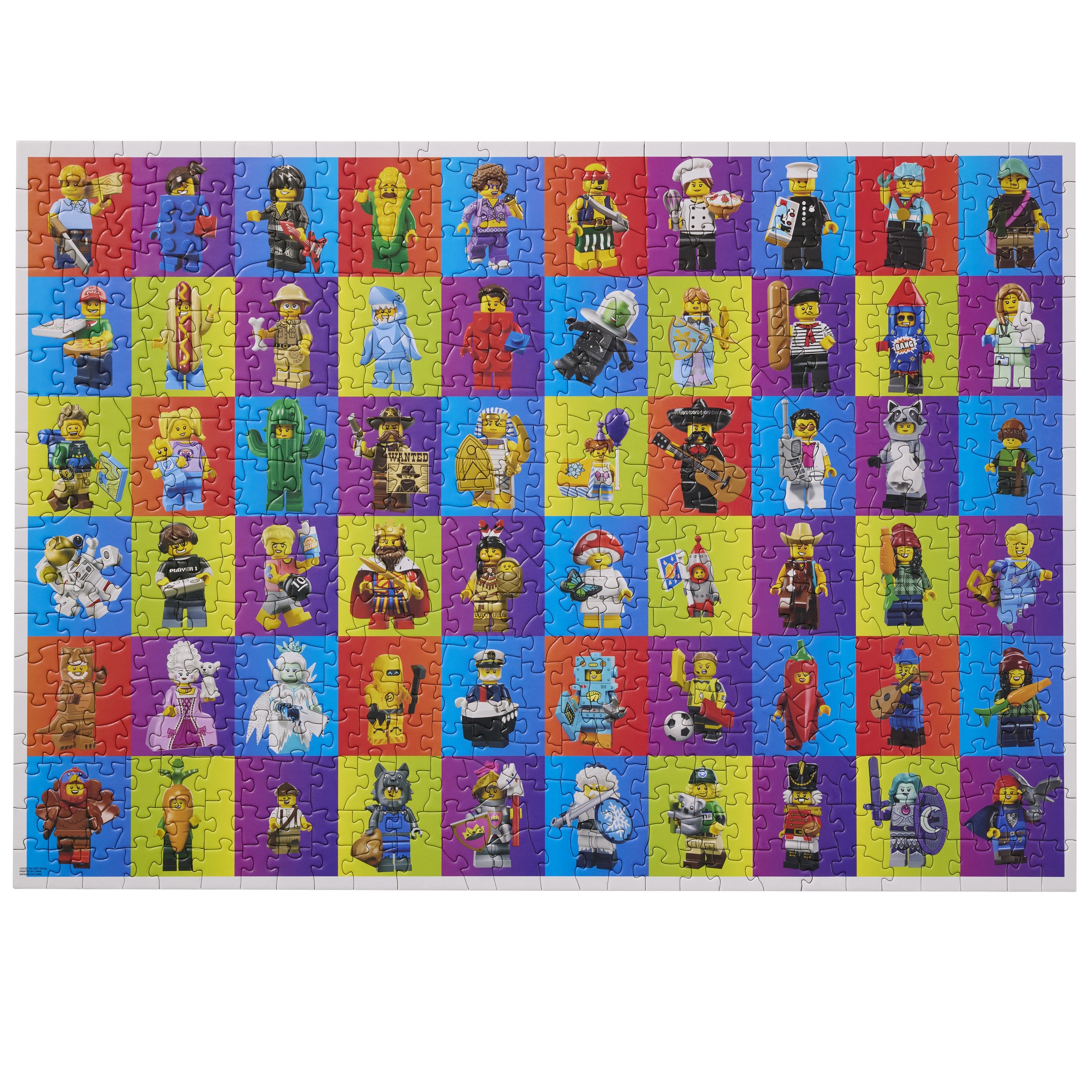 Lego Minifigures Collage Puzzle Assortment (500 Pcs)