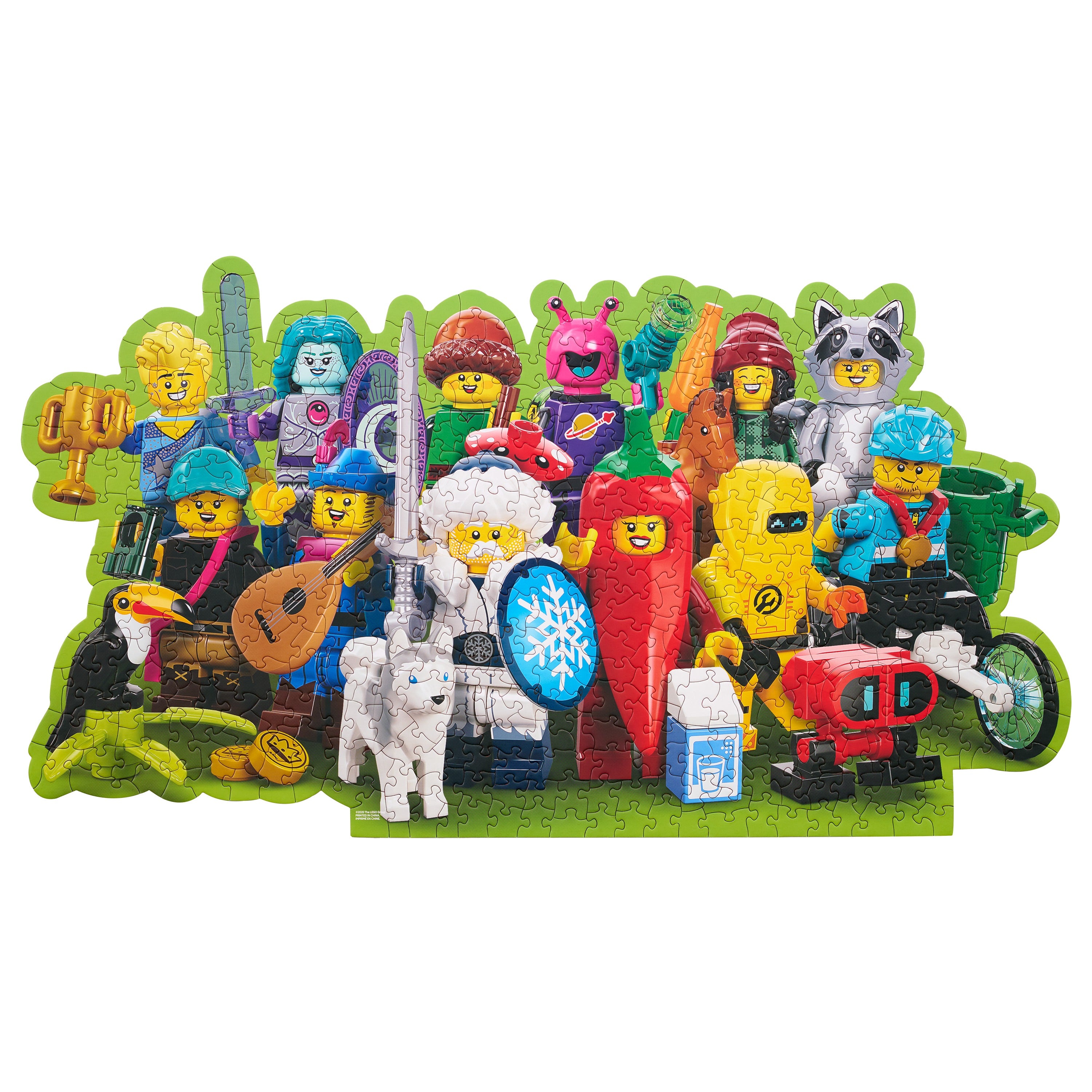Lego Minifigures Collage Puzzle Assortment (500 Pcs)