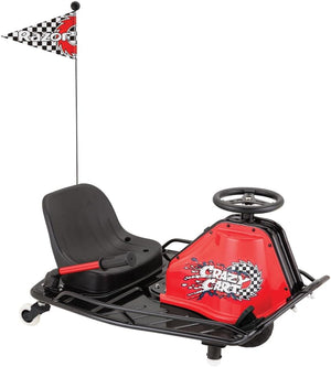 Razor Crazy Cart 25.2V Lithium Electric Go-Kart  Drift & Spin Ride-On For Kids 9+