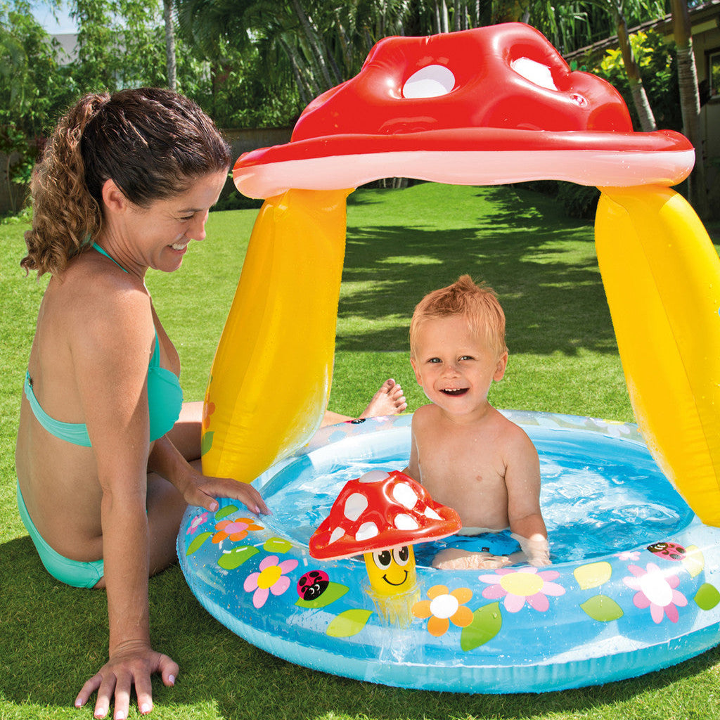 Intex Mushroom Inflatable Shaded Kiddie Pool
