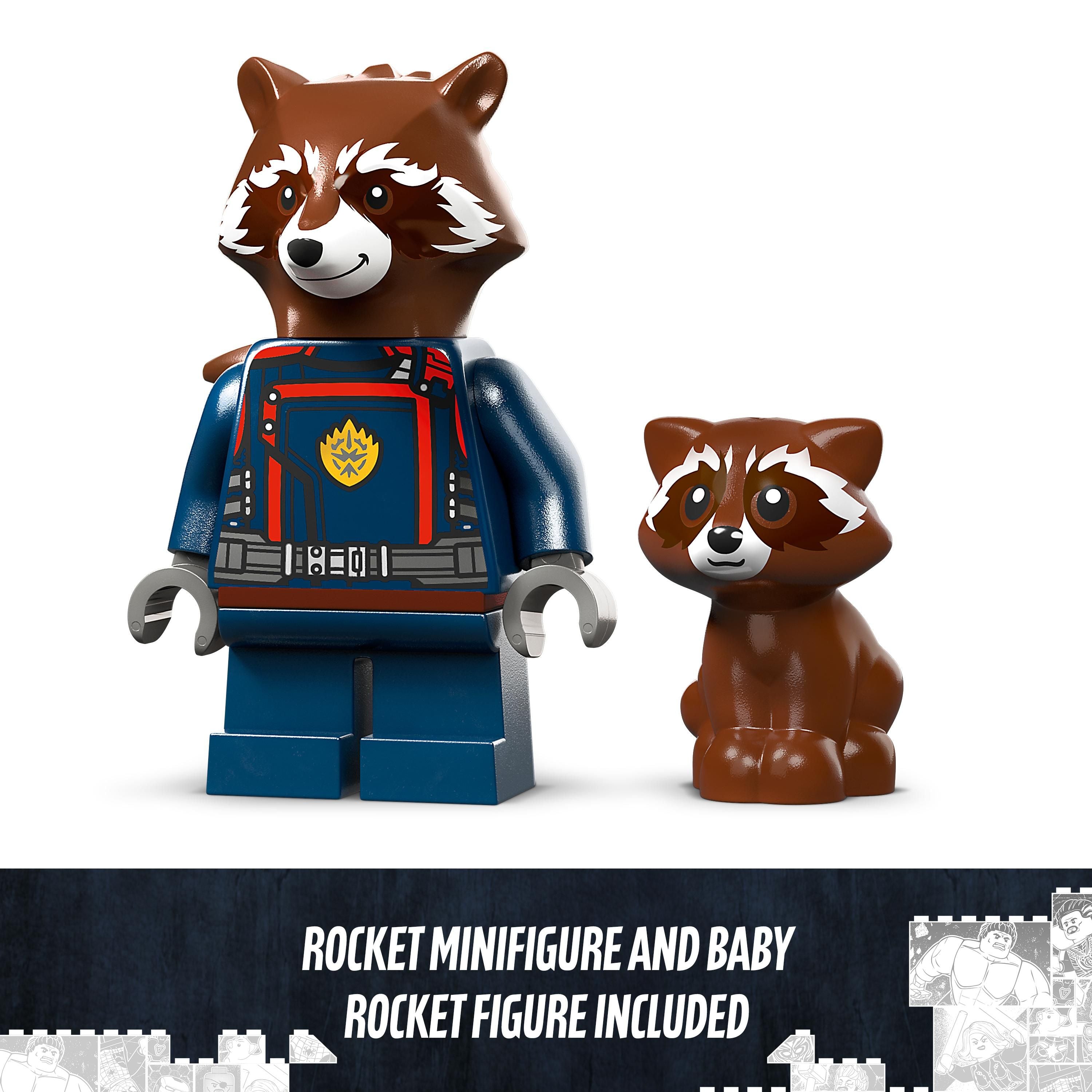 Lego® Marvel Baby Rocket’s Ship 76254 Building Toy Set (330 Pieces)