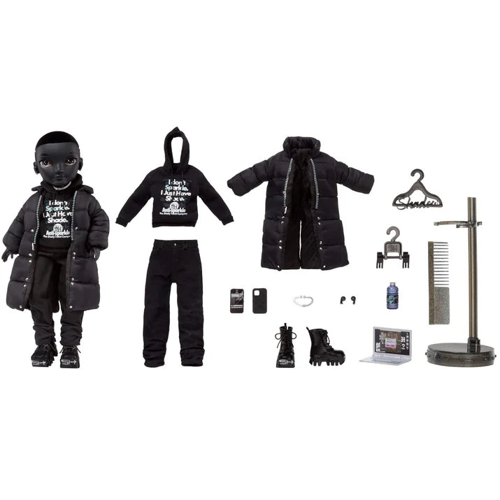 Rainbow High Shadow High Rexx Mcqueen- Black Color Fashion Doll