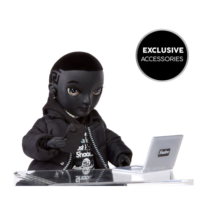 Rainbow High Shadow High Rexx Mcqueen- Black Color Fashion Doll