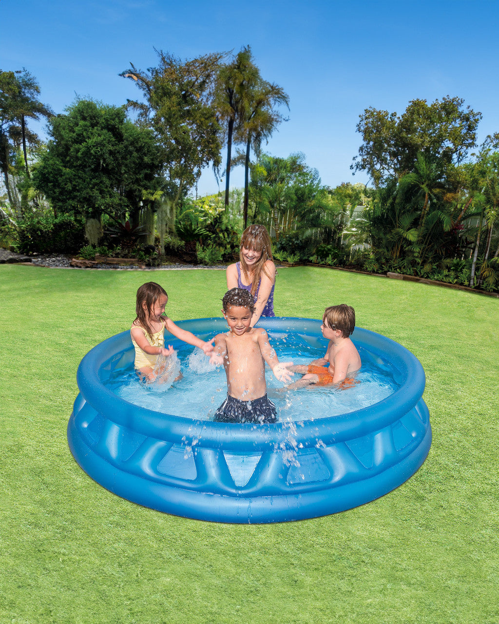 Intex Soft Side Blue Paddling Pool