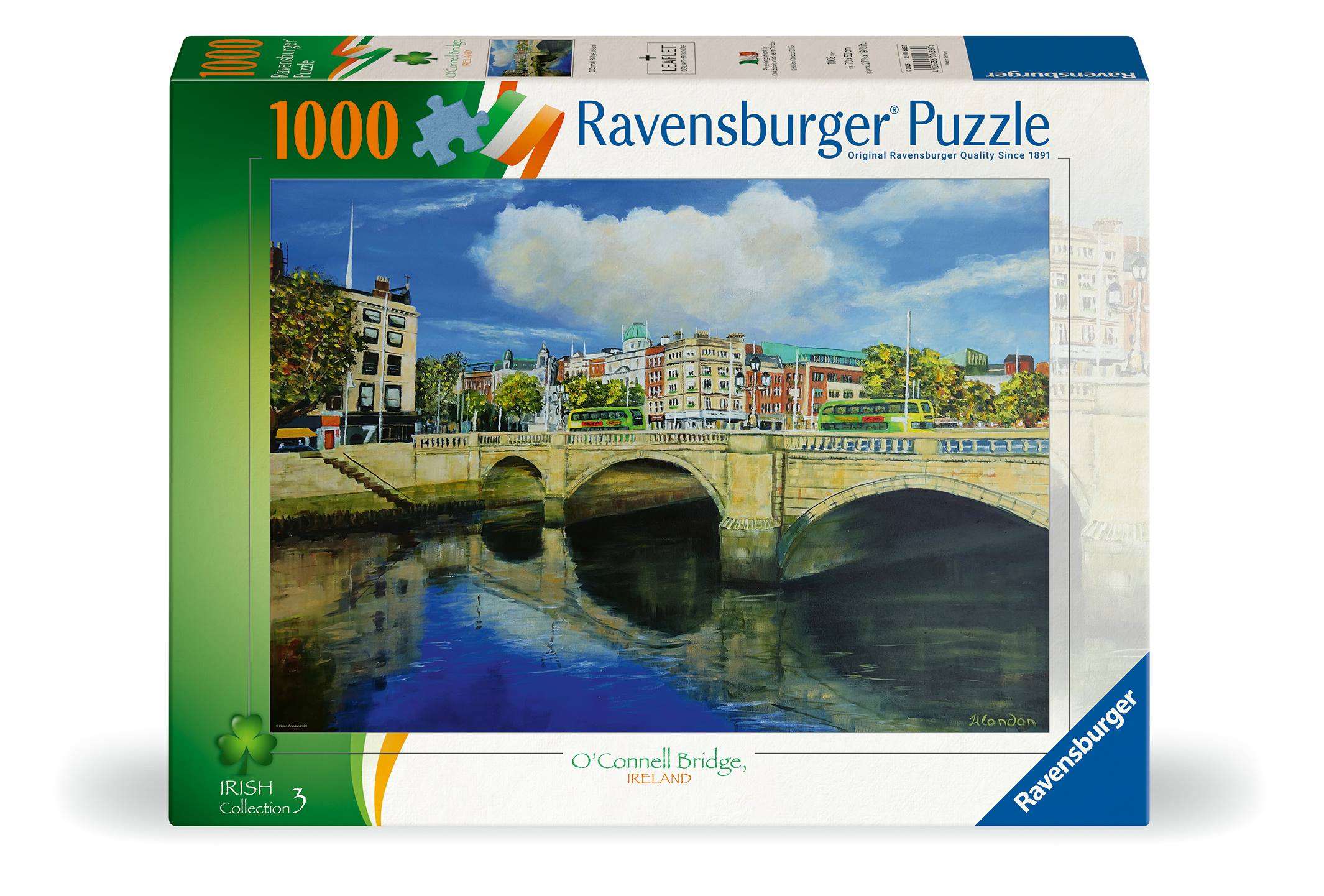 Ravensburger O'connell Bridge, Dublin 1000 Piece Jigsaw Puzzle