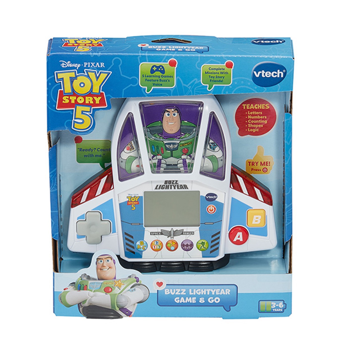 Vtech Toy Story 5 Buzz Lightyear Game & Go