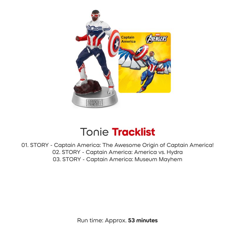 Tonies Marvel Captain America Audio Classic Tonie Character