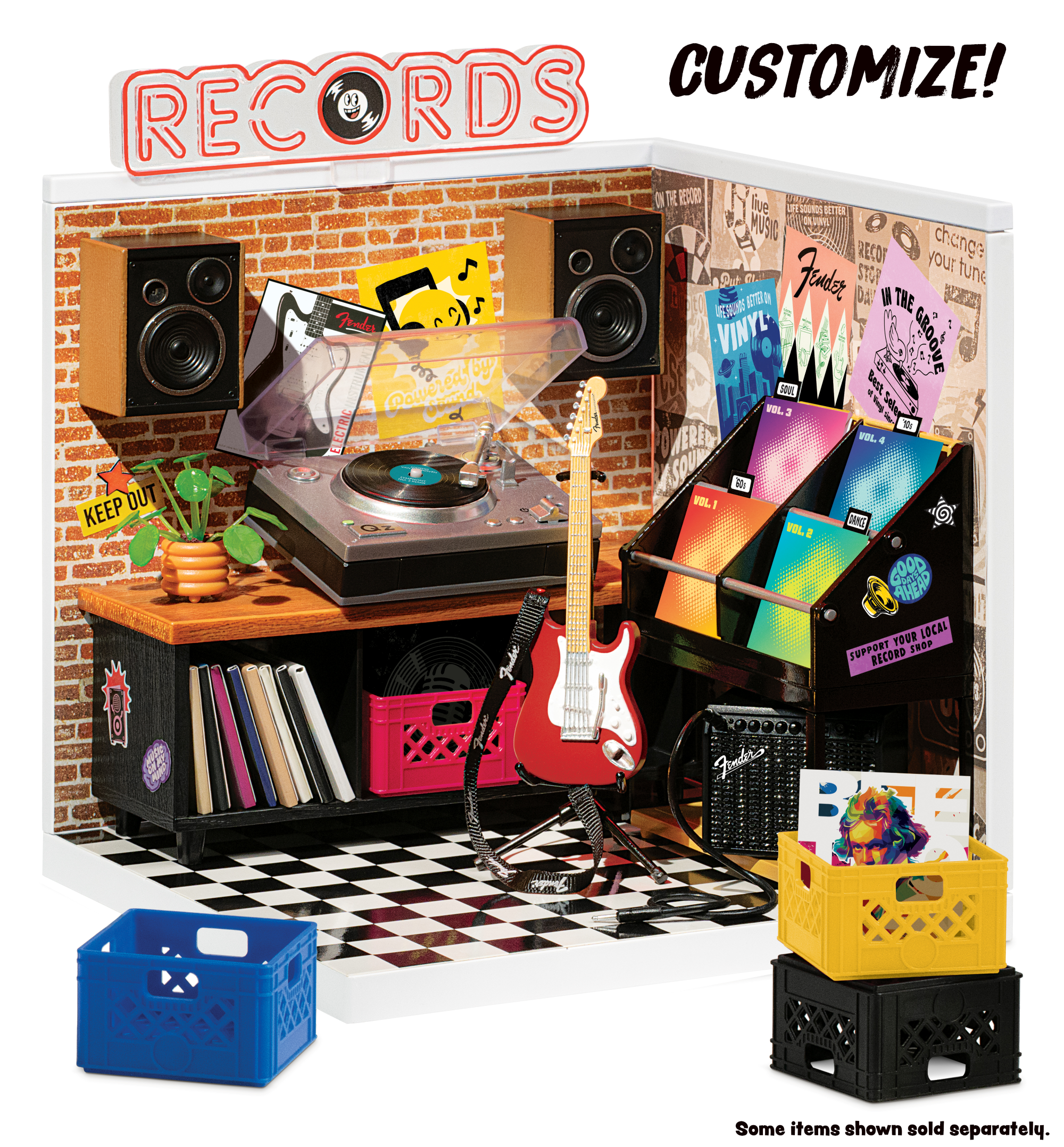 Mga's Miniverse: Make It Mini Spaces Record Shop