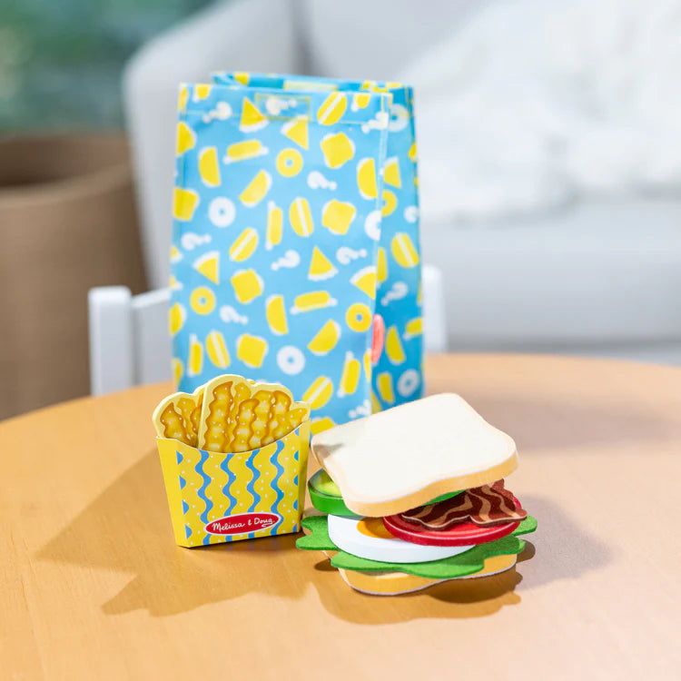 Melissa & Doug What’s For Lunch?™ Surprise Meal Play Food Set