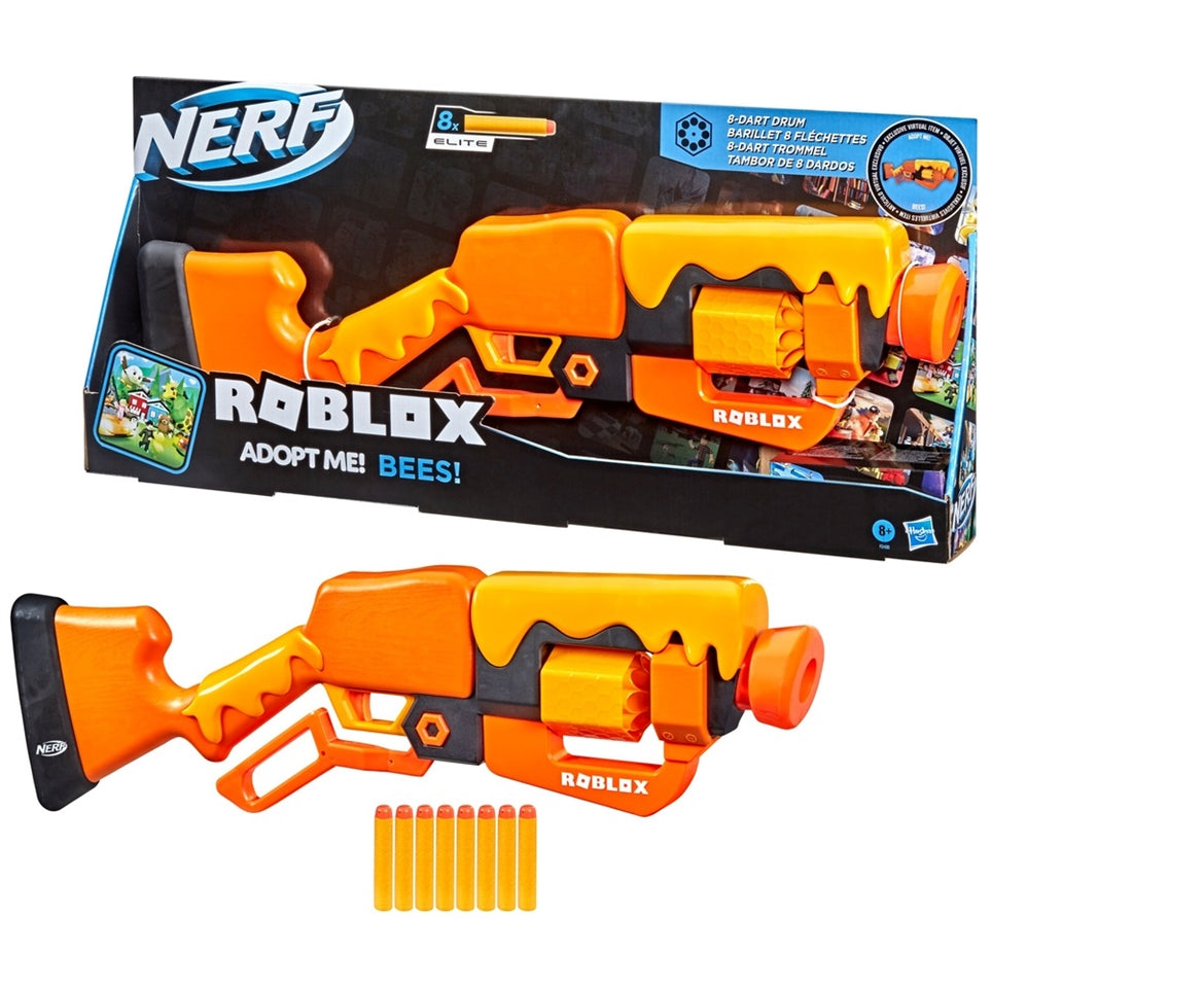 Nerf Roblox Adopt Me!: Bees! Lever Action Dart Blaster