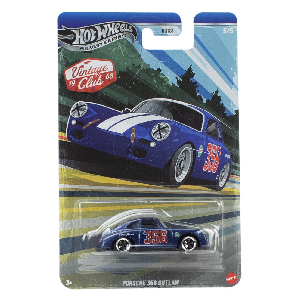 Hot Wheels 1:64 Scale Die-Cast Vintage Racing Club Car Assortment