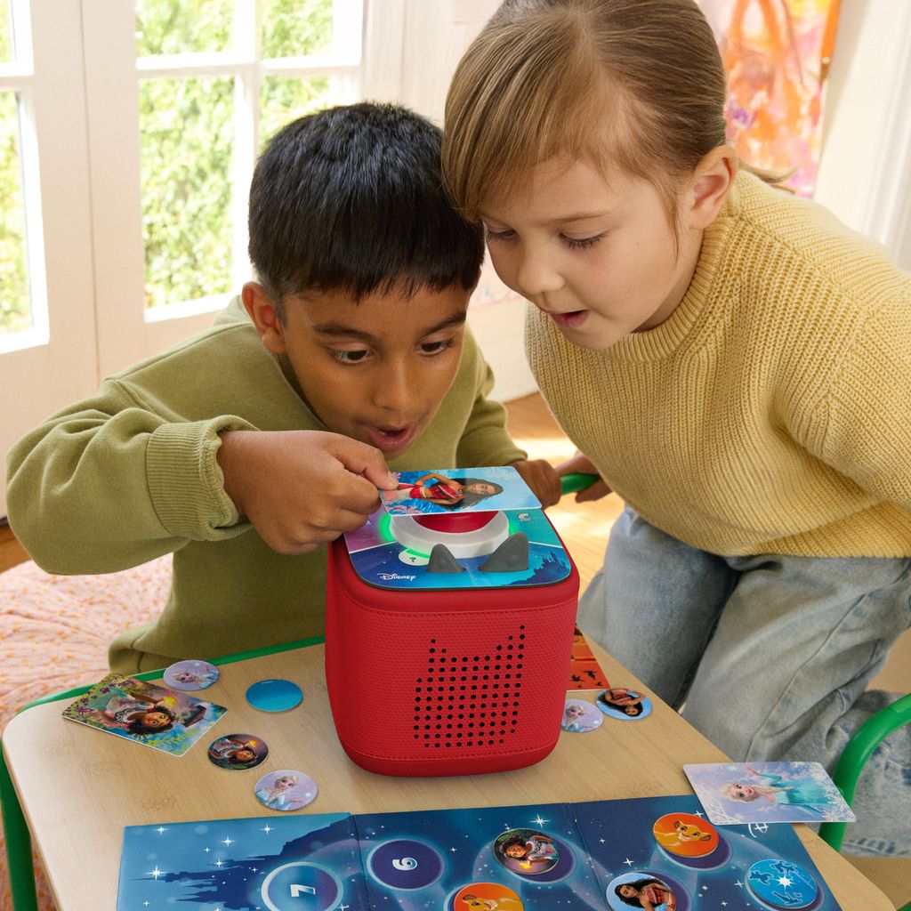 Tonies Toniebox 2  Full Play Set In Sunset Red With Lion King Tonie Figure