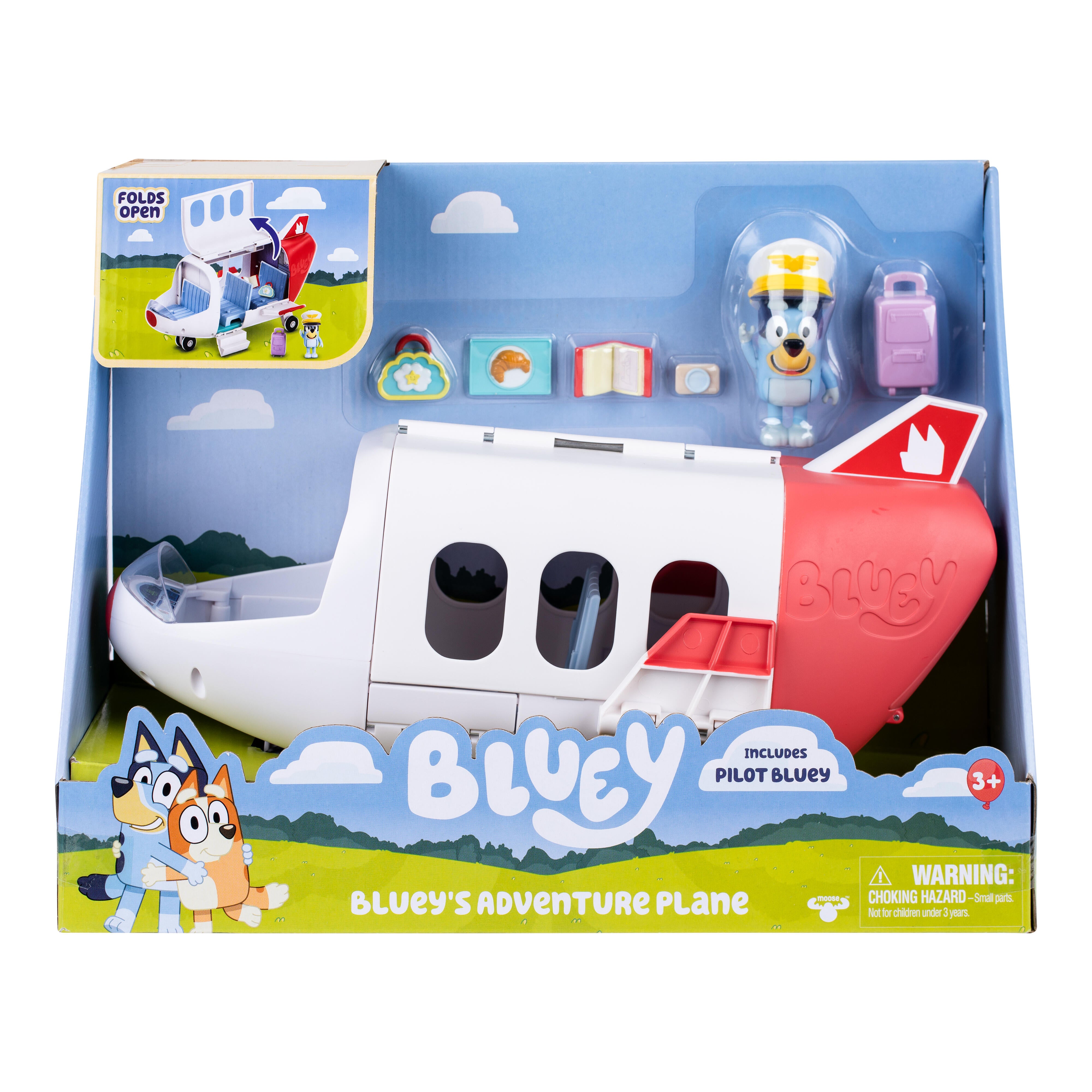 Bluey's Adventure Plane Playset