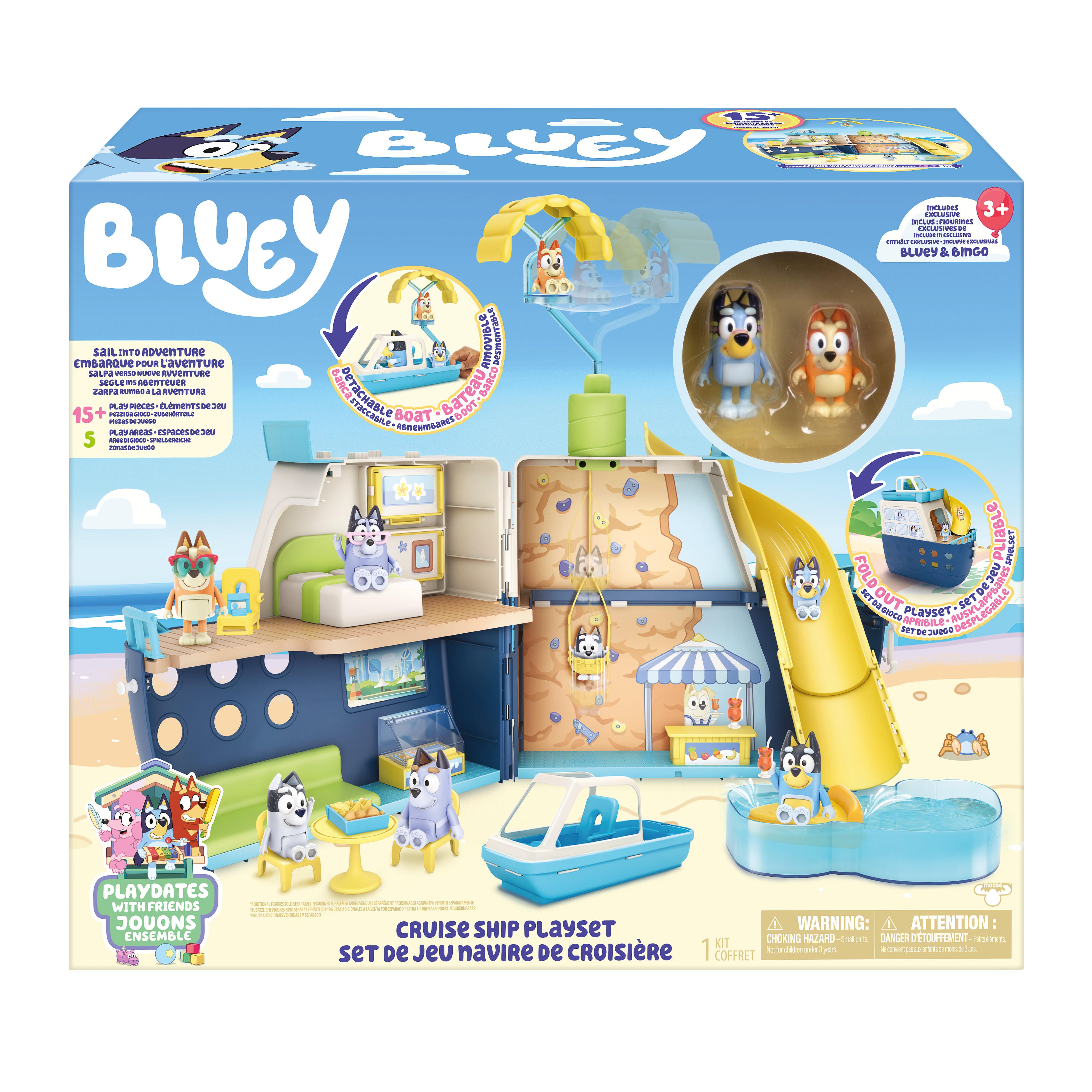 Bluey Cruise Ship Playset