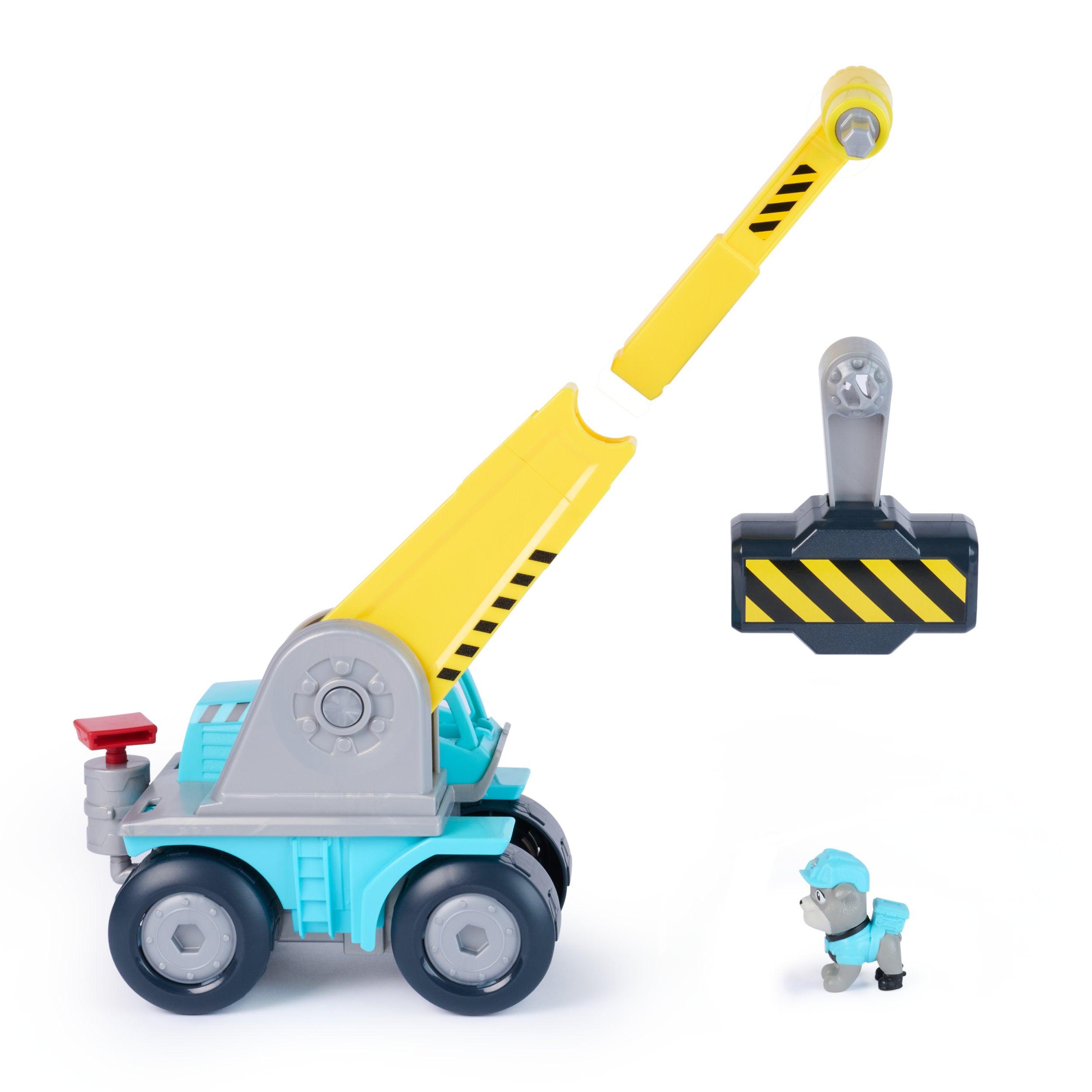 Rubble & Crew Motor Mega Hammer Vehicle, 25,4 Cm Construction Truck With Motor Action Figure