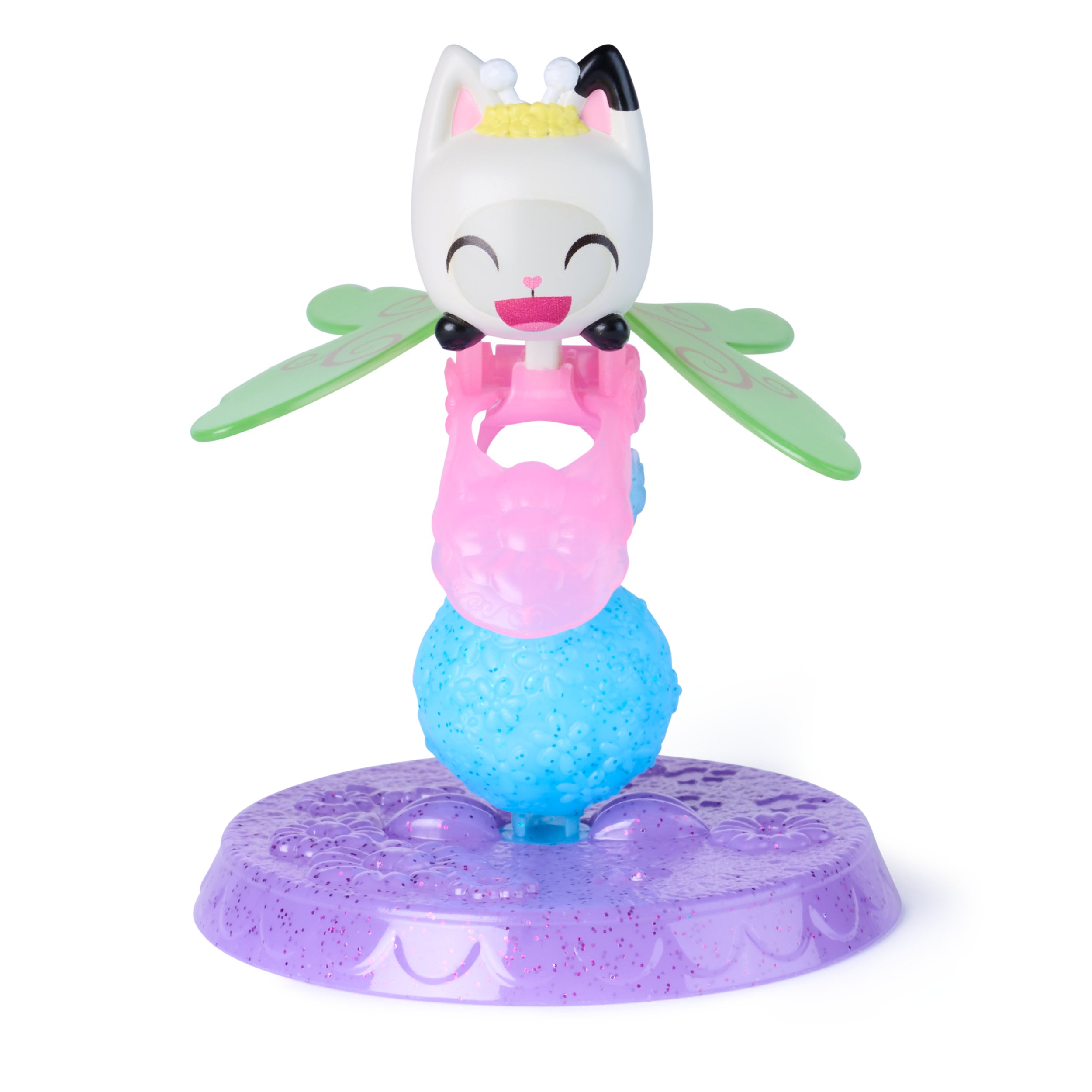 Gabby's Dollhouse Fairylandia, Kitty Fairy Flutter-Riffic Fairy Ring With Display Stand  Assortment