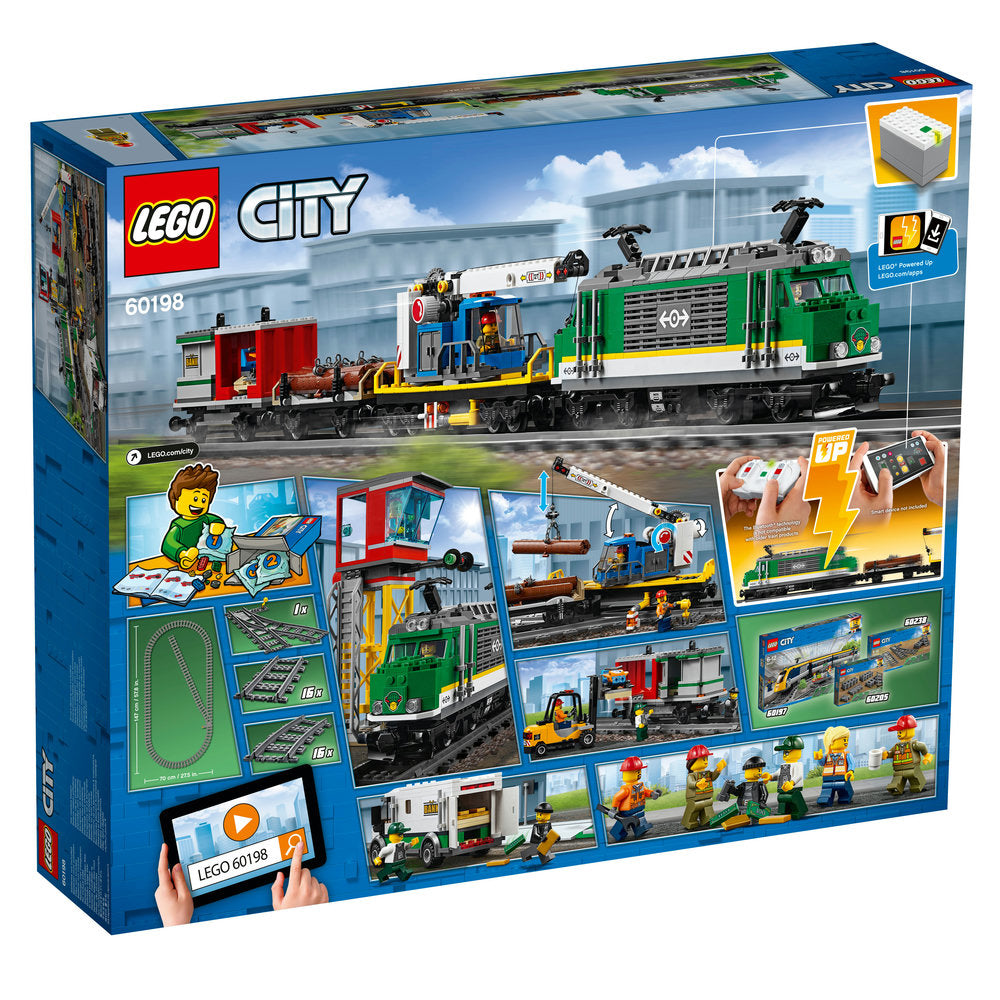 Lego 60198 City Cargo Train Set Remote Control Battery Powered