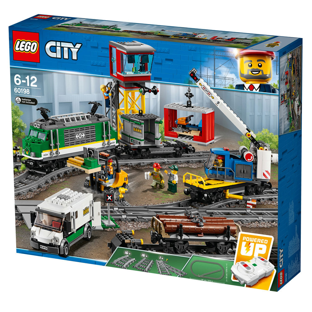 Lego 60198 City Cargo Train Set Remote Control Battery Powered