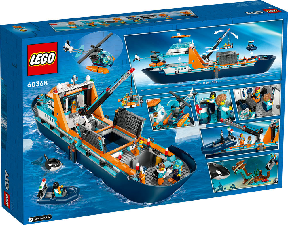 Lego® City Arctic Explorer Ship 60368 Building Toy Set (815 Pieces)