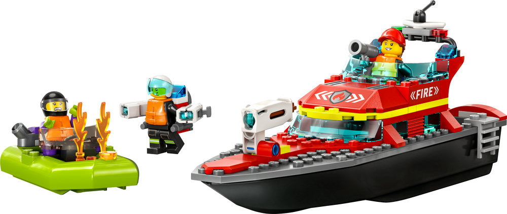 Lego® City Fire Rescue Boat 60373 