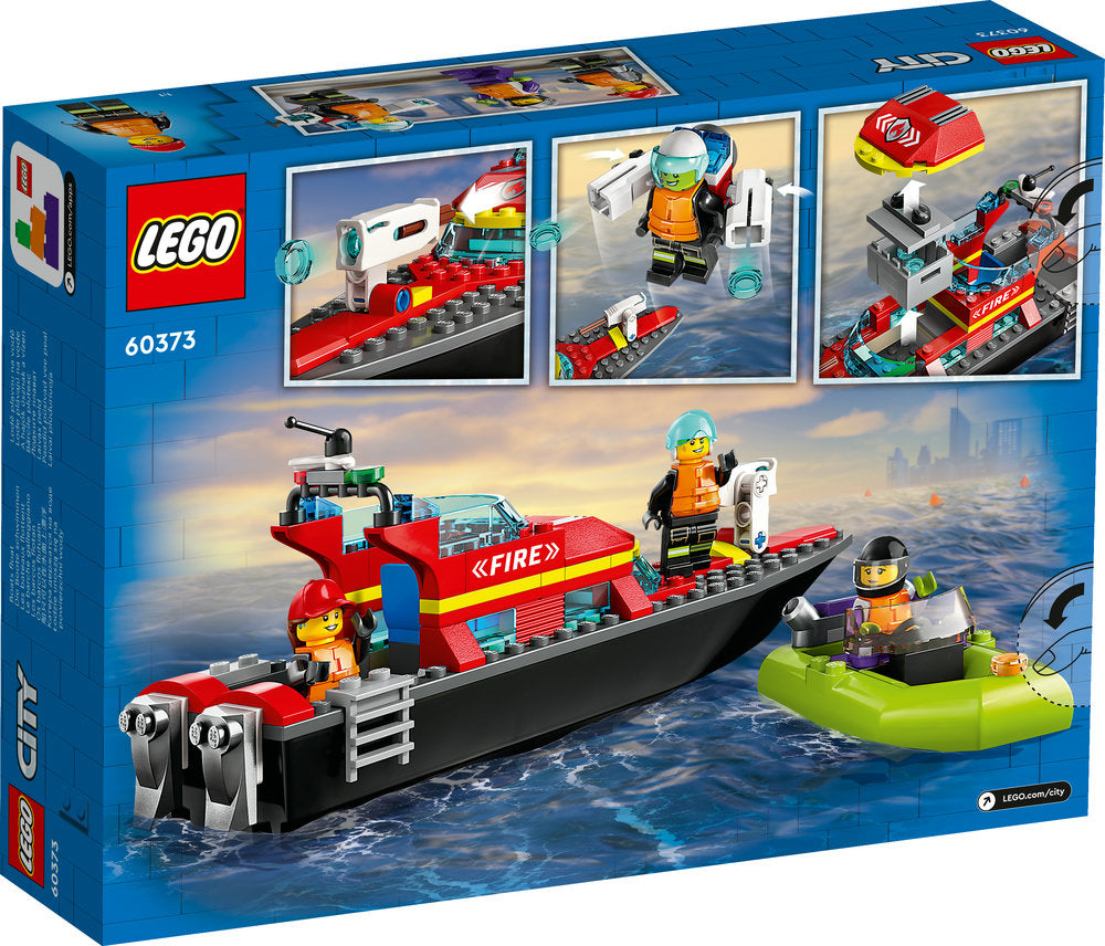 Lego® City Fire Rescue Boat 60373 