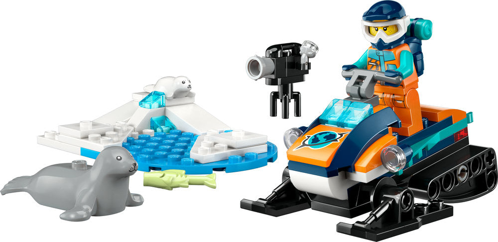 Lego® City Arctic Explorer Snowmobile 60376 Building Toy Set (70 Pieces)
