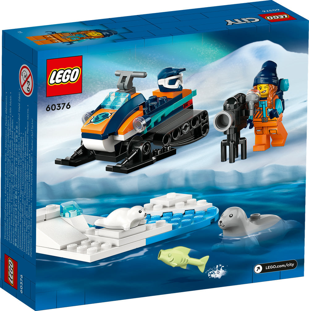 Lego® City Arctic Explorer Snowmobile 60376 Building Toy Set (70 Pieces)