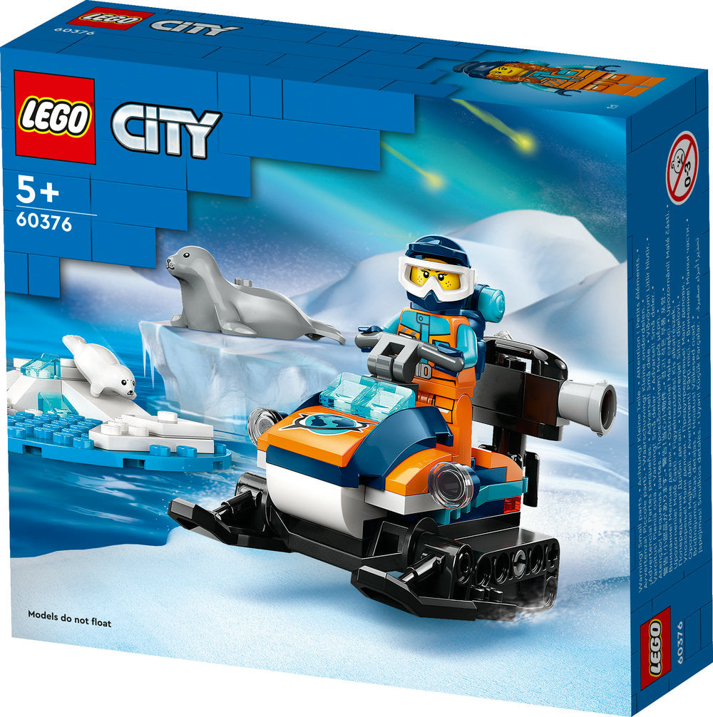 Lego® City Arctic Explorer Snowmobile 60376 Building Toy Set (70 Pieces)