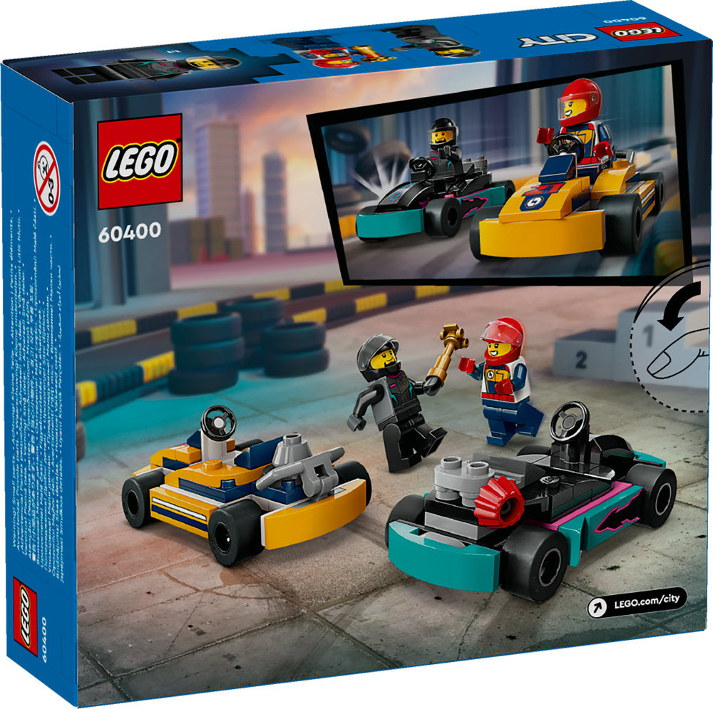 Lego® City Go-Karts And Race Drivers Toy Set 60400