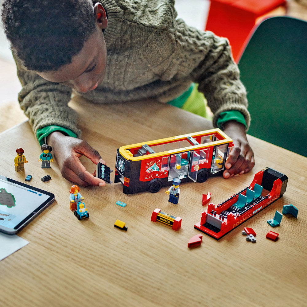 Lego® City Red Double-Decker Sightseeing Bus Toy 60407