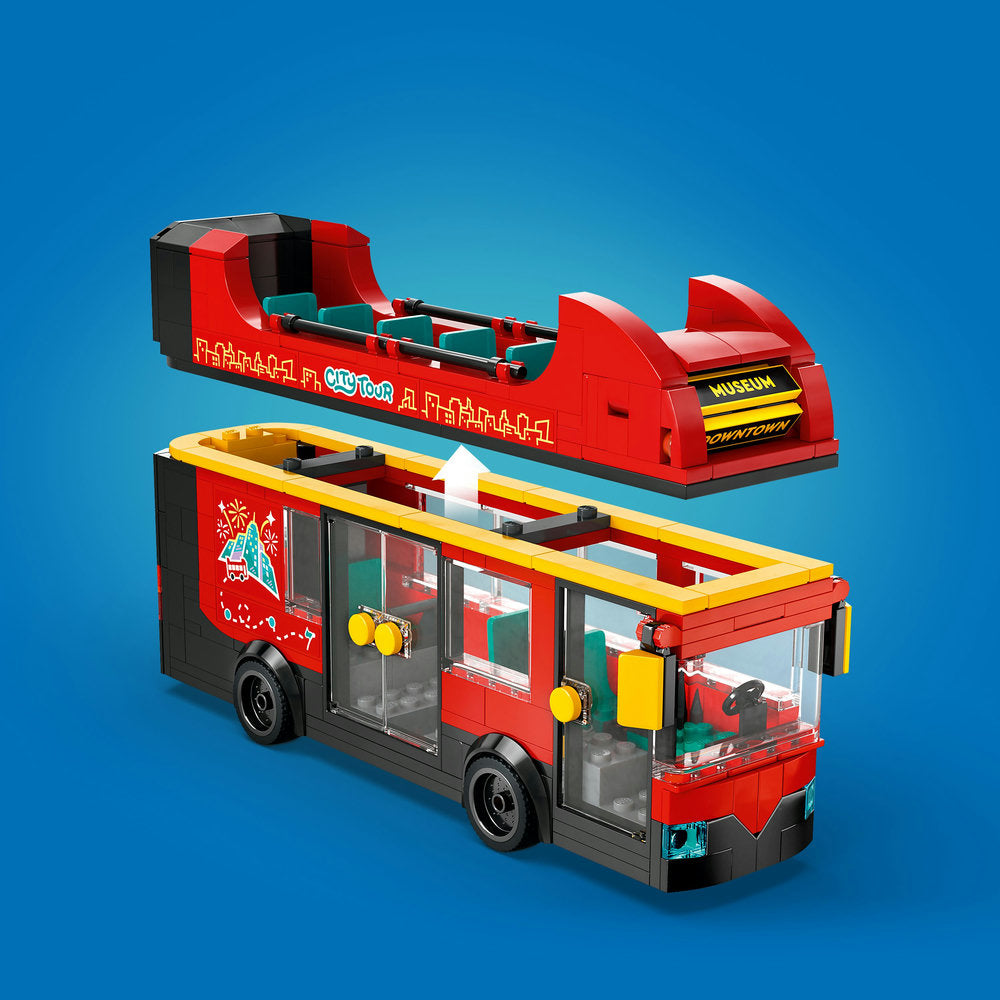Lego® City Red Double-Decker Sightseeing Bus Toy 60407