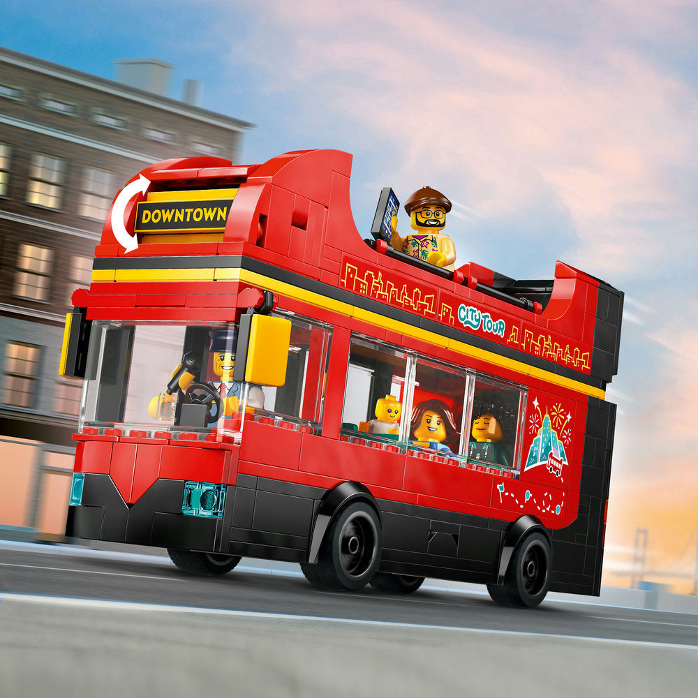 Lego® City Red Double-Decker Sightseeing Bus Toy 60407