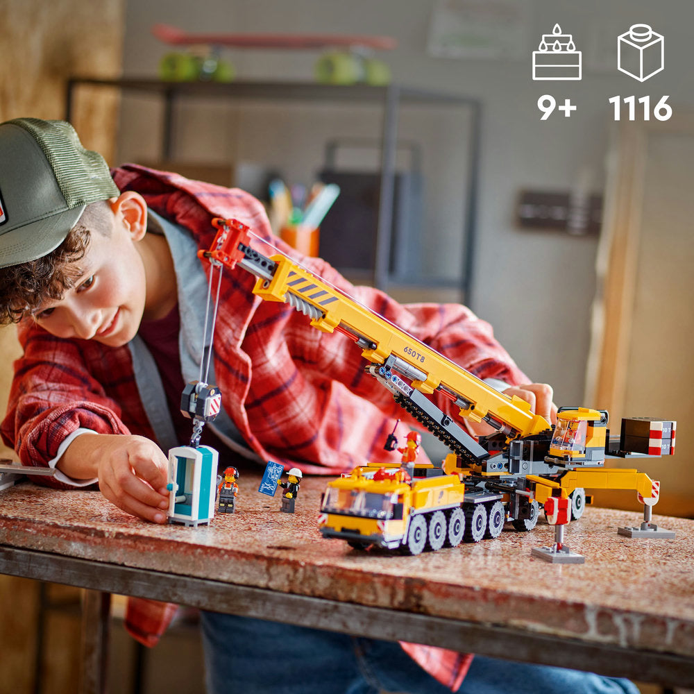Lego® City Yellow Mobile Construction Crane Toy Set 60409