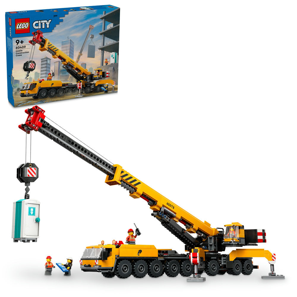 Lego® City Yellow Mobile Construction Crane Toy Set 60409