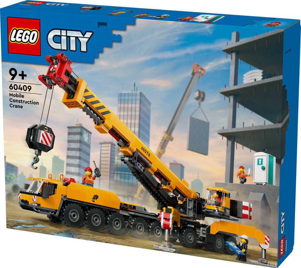 Lego® City Yellow Mobile Construction Crane Toy Set 60409