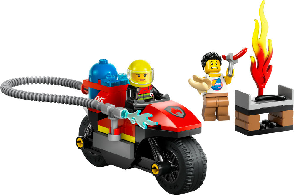 Lego® City Fire Rescue Motorcycle Building Set 60410