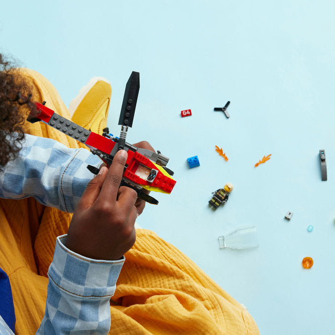 Lego® City Fire Rescue Helicopter Building Set 60411