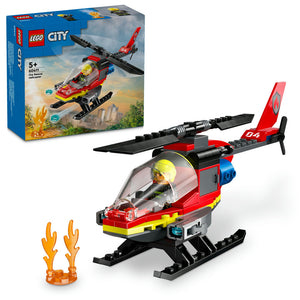 Lego® City Fire Rescue Helicopter Building Set 60411